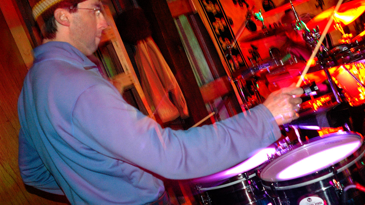 Mac Munro on Percussion